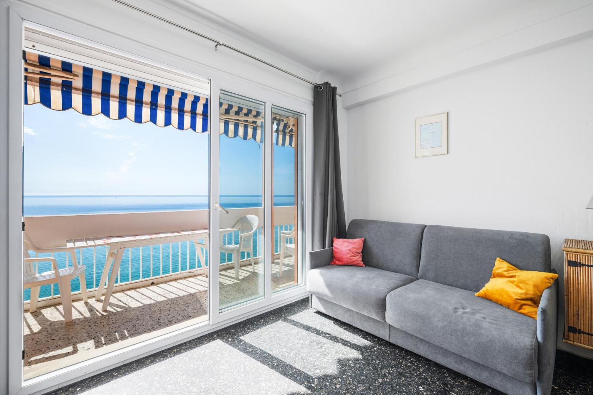 Le Panorama -Vue Exceptionnelle - Dernier Etage - Front De Mer マントン エクステリア 写真