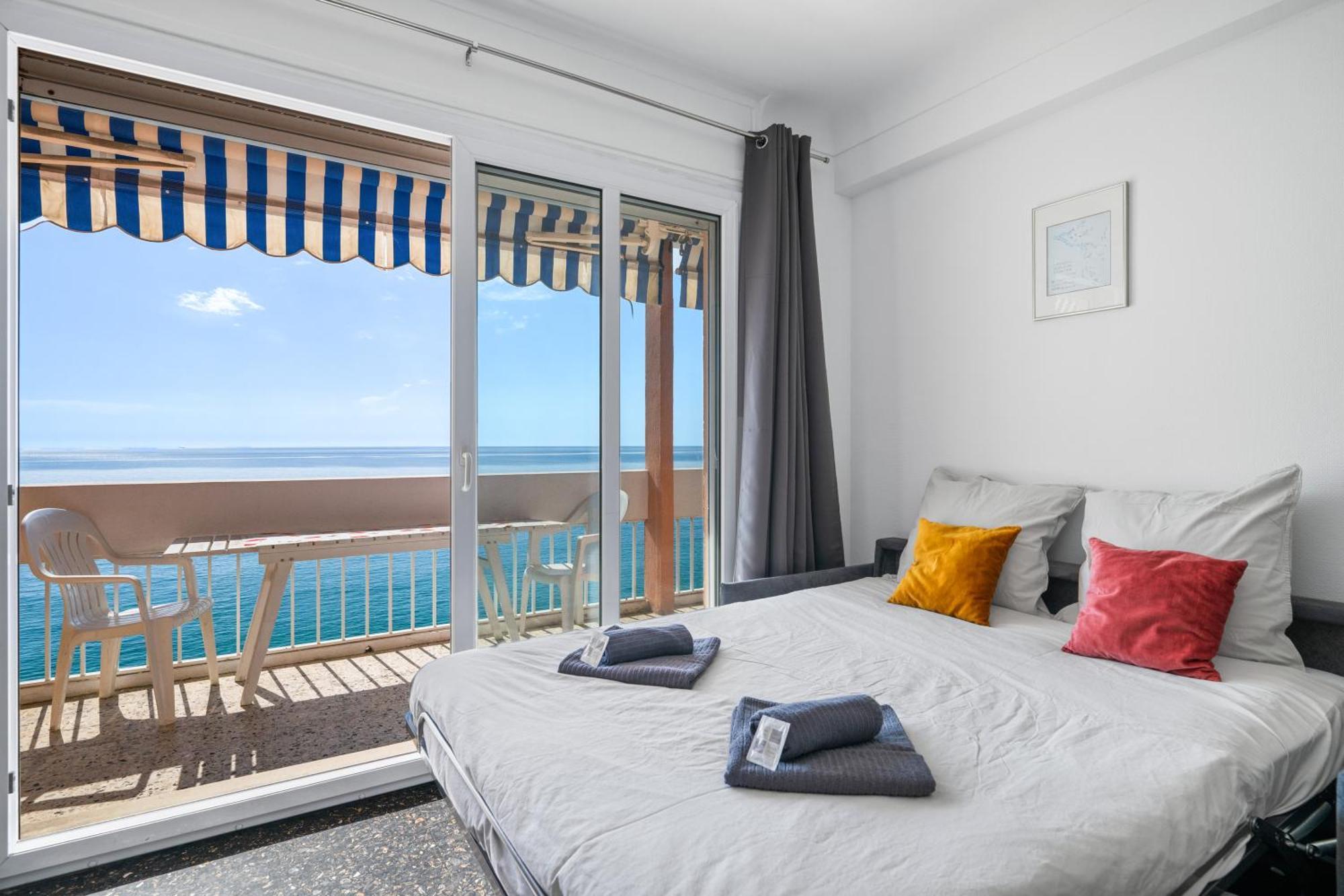 Le Panorama -Vue Exceptionnelle - Dernier Etage - Front De Mer マントン エクステリア 写真